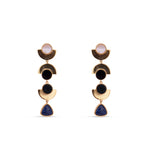 Golden Crescent Earrings