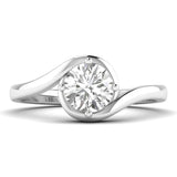 Infinity Solitaire Ring