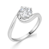Infinity Solitaire Ring