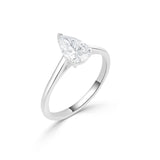 Pear Shaped Solitaire Ring