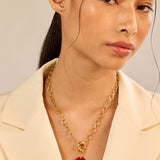 Rolo Chain Charm Necklace