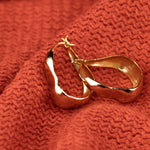 Arzu Earrings 14 gms Fish Hook 22k Gold Plated On Brass - ZEWAR Jewelry