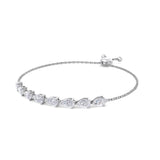 Pear Diamond Bracelet