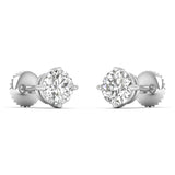 2 Carat Solitaire Studs