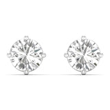 2 Carat Solitaire Studs