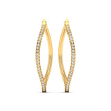 Twisted Diamond Hoops