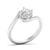 Infinity Solitaire Ring