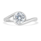 Infinity Solitaire Ring