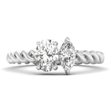 Twisted Diamond Ring