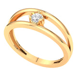 Single-Round Diamond Everyday Ring