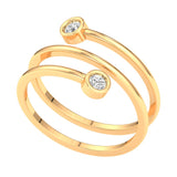 Trio Spiral Ring