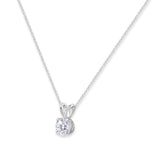 Elegant Solitaire Pendant