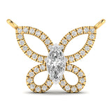 Butterfly Diamond Pendant