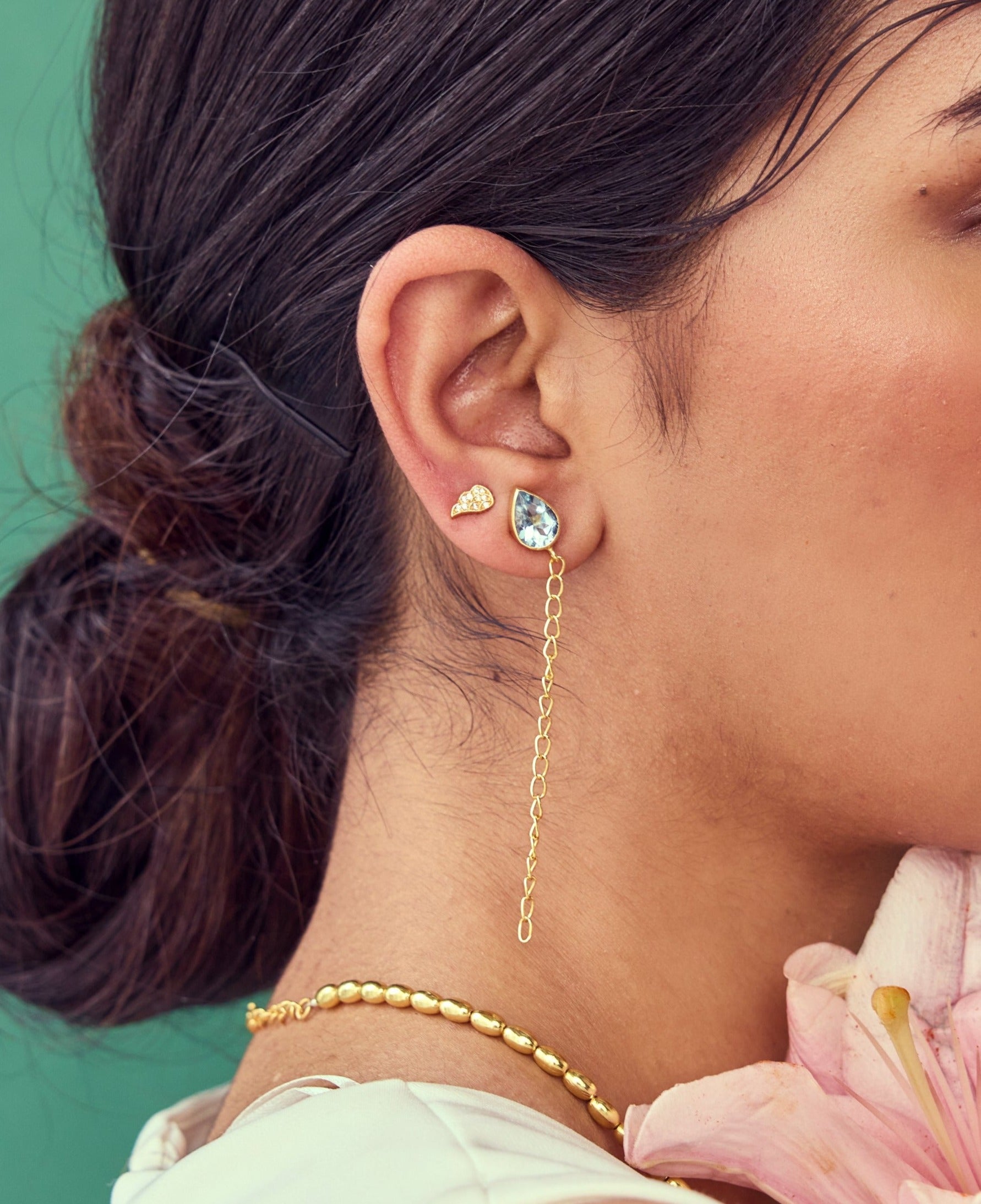 Angel Wings Cartilage Stud (Single)