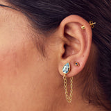 Evil Eye Cartilage Stud (Single)