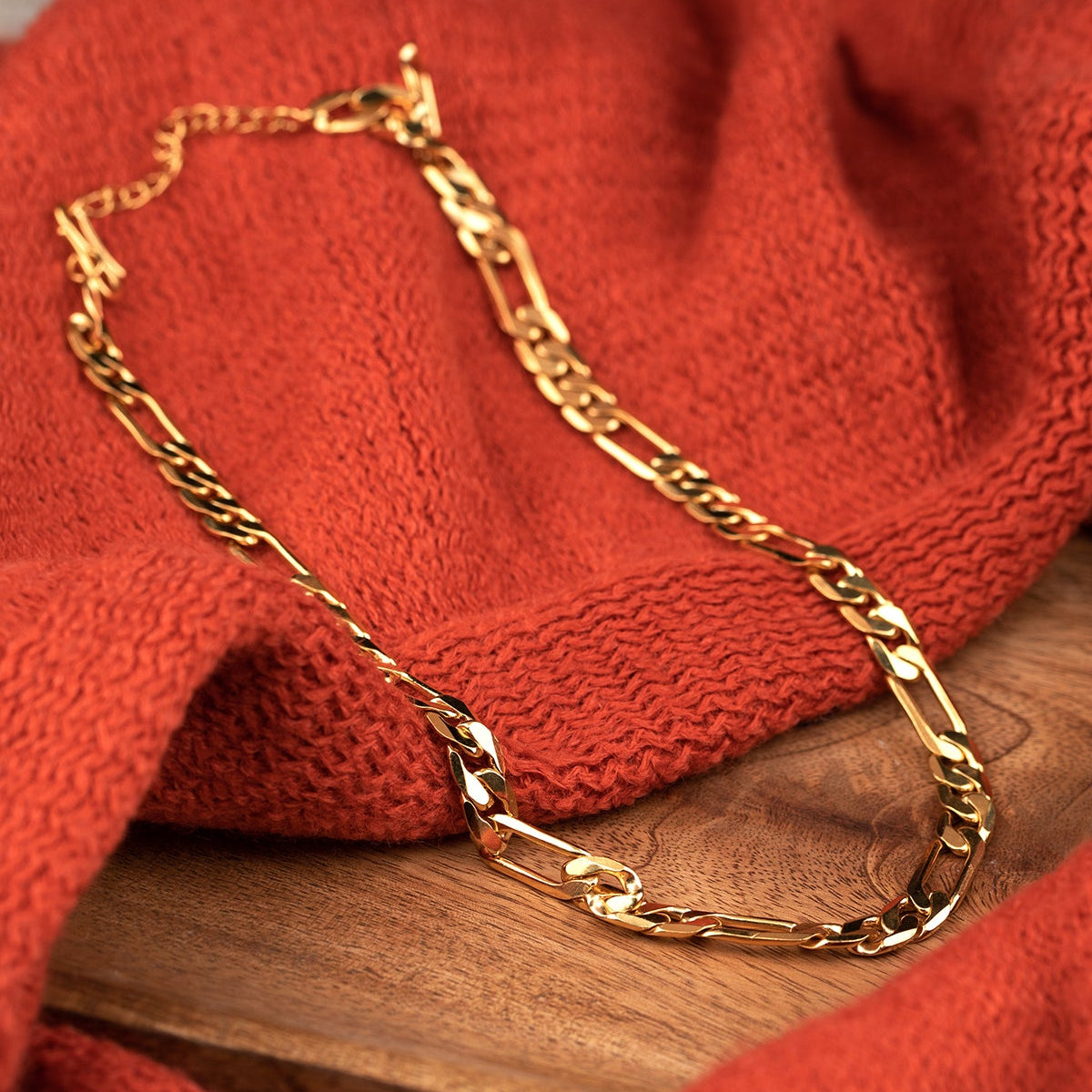 Parisa Necklace 16 gm classic 22k Gold Plated Over Brass - ZEWAR Jewelry