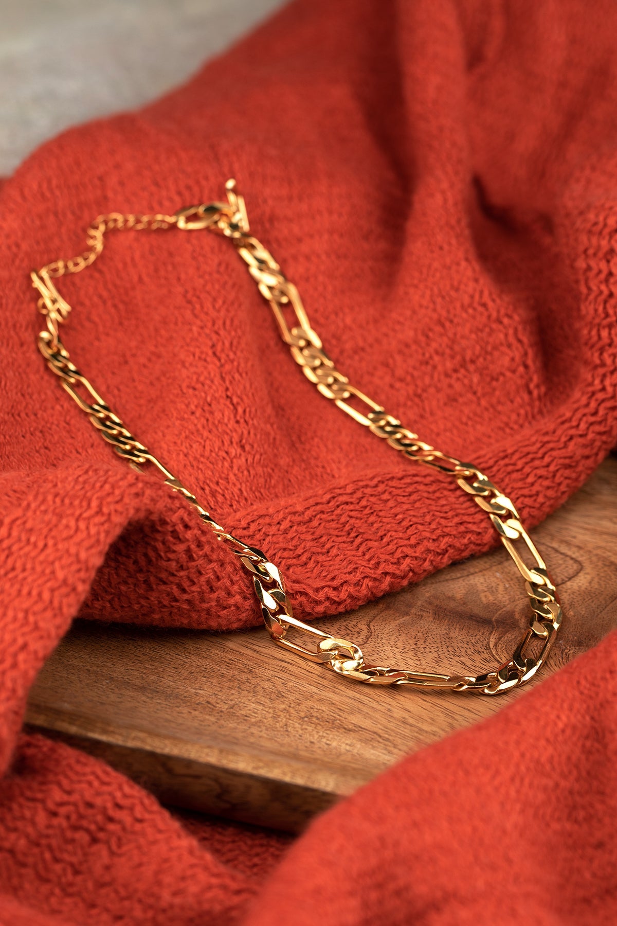 Parisa Necklace 16 gm classic 22k Gold Plated Over Brass - ZEWAR Jewelry