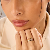 Single-Round Diamond Everyday Ring