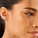 Moon Diamond Studs
