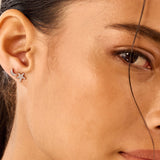 Moon Diamond Studs