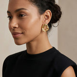 Scrunchie Statement Studs
