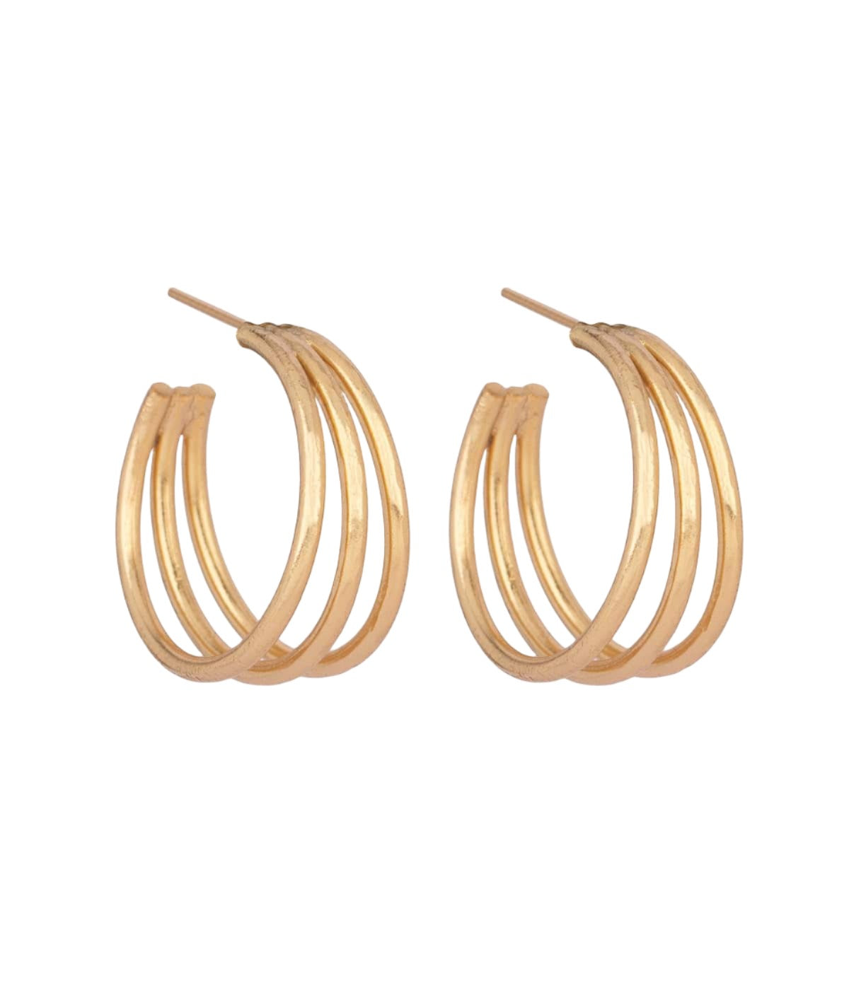 Johi 22k Gold Plated On Brass Impactful Design Earrings - ZEWAR Jewelry