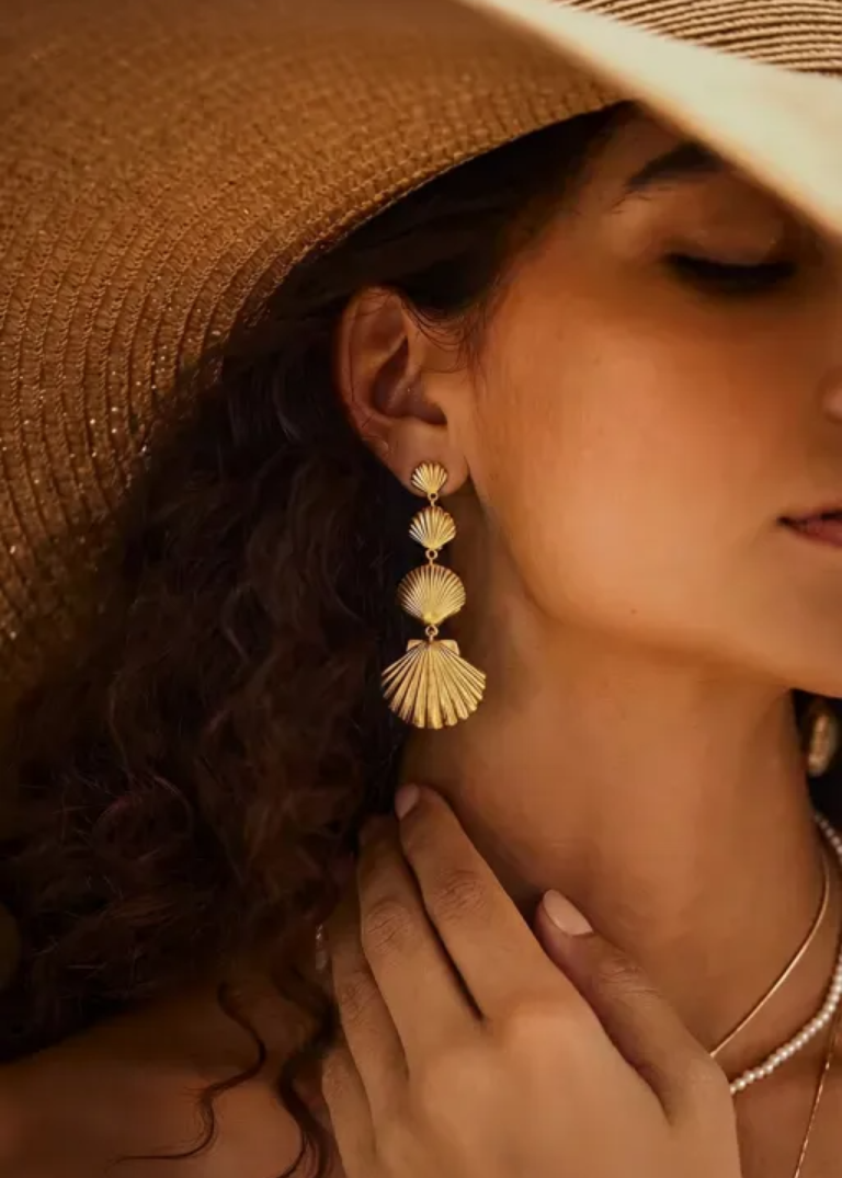 Shell Dangler Earrings