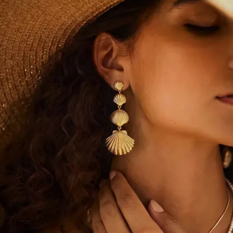 Shell Dangler Earrings