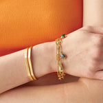 Ruhiya Adjustable 22k Gold Plated On Brass Bracelet - ZEWAR Jewelry