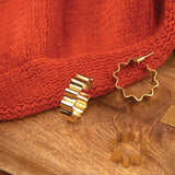 Ayat Earrings 11 gms Push-Back 22k Gold Plated On Brass - ZEWAR Jewelry